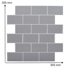 Load image into Gallery viewer, Vividtiles Thicker White Subway Tiles Peel and Stick Premium Wall Tiles Stick on Tiles Kitchen Backsplash - 5 Pieces Pack