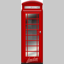 Load image into Gallery viewer, London Pattern Design Self-adhesive Vinyl Fridge Door Sticker Large Mural Cover For Refrigerator Kitchen Furniture Decoration