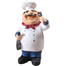 Load image into Gallery viewer, Hot Sale Retro Chef Model Ornaments Resin Crafts Mini Chef Figurines Home Kitchen Restaurant Bar Coffee Decor
