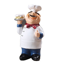 Load image into Gallery viewer, Hot Sale Retro Chef Model Ornaments Resin Crafts Mini Chef Figurines Home Kitchen Restaurant Bar Coffee Decor
