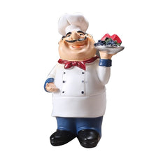 Load image into Gallery viewer, Hot Sale Retro Chef Model Ornaments Resin Crafts Mini Chef Figurines Home Kitchen Restaurant Bar Coffee Decor
