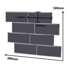 Load image into Gallery viewer, Vividtiles Thicker White Subway Tiles Peel and Stick Premium Wall Tiles Stick on Tiles Kitchen Backsplash - 5 Pieces Pack
