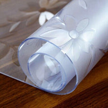 Load image into Gallery viewer, Thickened 1.5mm transparent cosmos PVC tablecloth waterproof table cover oil-proof kitchen custom soft glass protection mat
