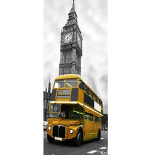 Load image into Gallery viewer, London Pattern Design Self-adhesive Vinyl Fridge Door Sticker Large Mural Cover For Refrigerator Kitchen Furniture Decoration
